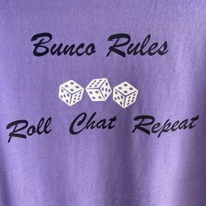 Bunco Rules: shirt